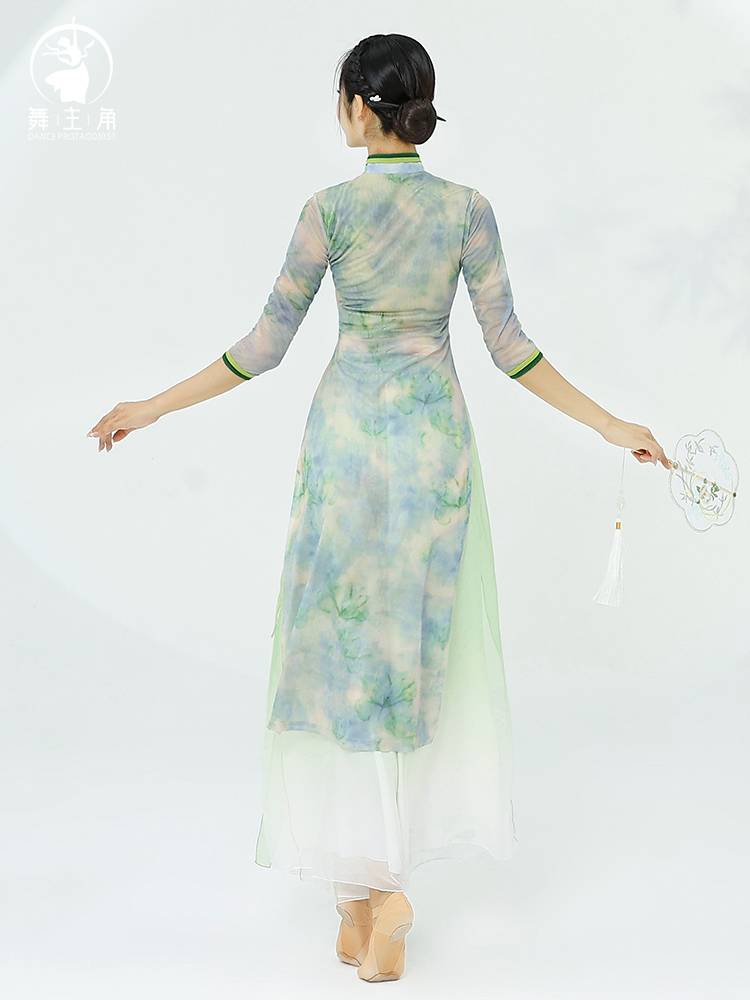 Dance protagonist Classical Dance Essence Rhymes Cheongsam Practice Services Uniforms, Eap Nationalities Performance Services Female Chinese Style Dance Service