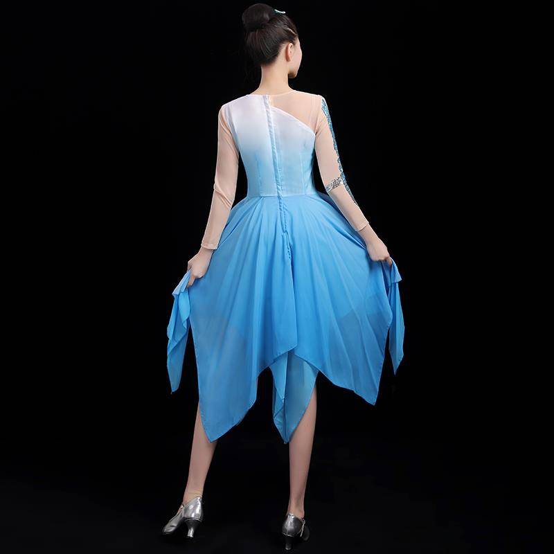 Classical Dance Performance Female Female Opening Dance Modern Dance Performance Clothing Choir Chief Skirt Squad Dance Dance dress