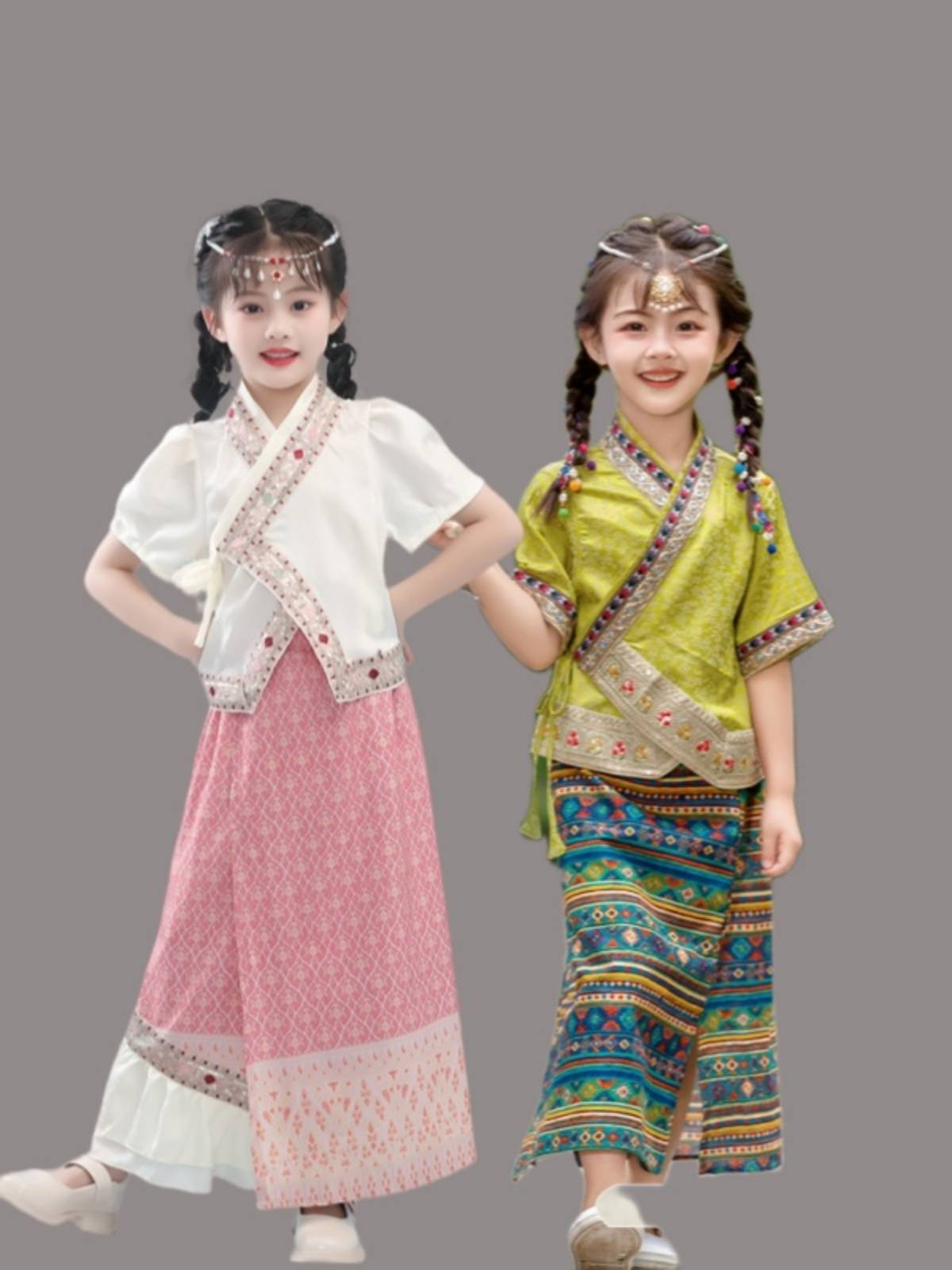 Children's ethnic minority performance service Dai dance service children's performance service Yunnan Xishuangbanna men's and women's performance service