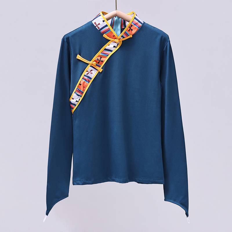 tibetan dance dress and plaza with milk and wiring power