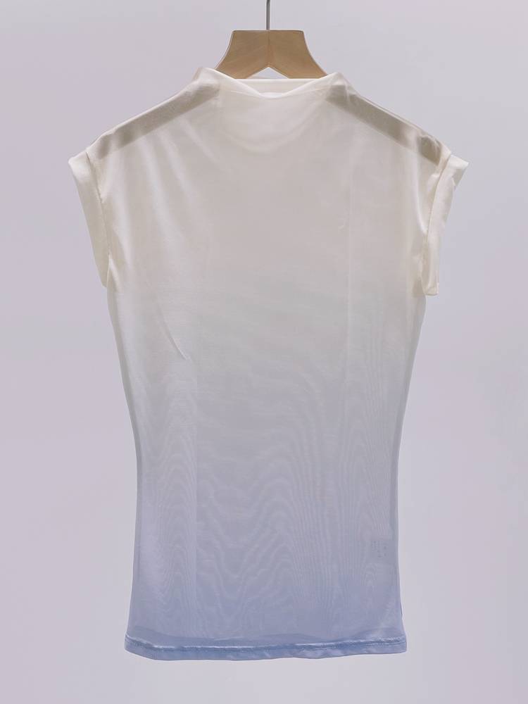 Temperament Dance Server Short Sleeve Summer Gradient Nets Modern Dance Classical Dance Chinese Dance Practice Fita Training Service
