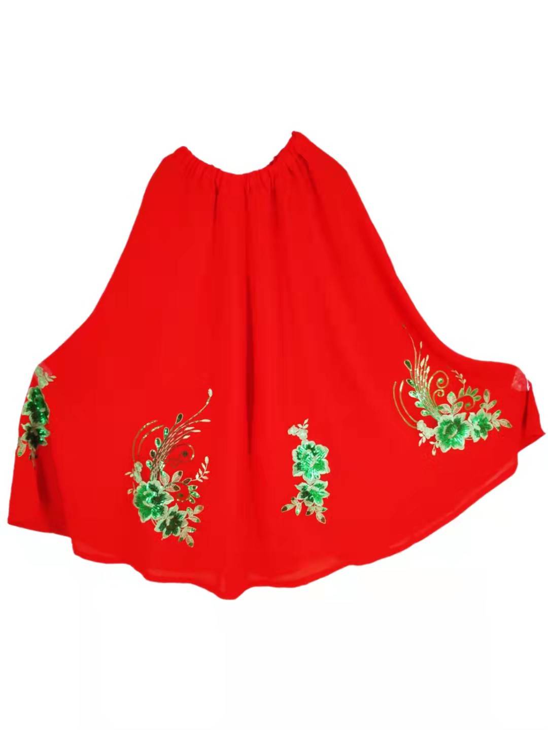 New Yangge Server Maha Skirt Skirt Mid -Elderly Square Dance National Performance Service Northeast Yangge Dance Skirt