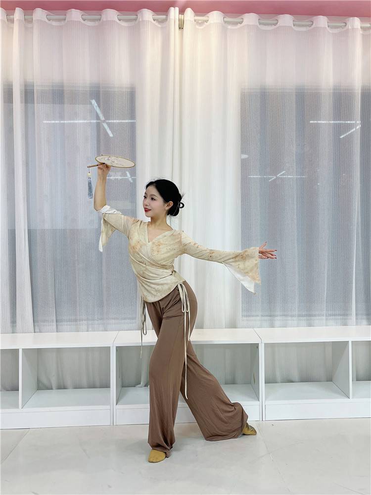 Classical dance service female elegant and ancient style practice new art test shows the national Chinese dance body rhyme dance gauze