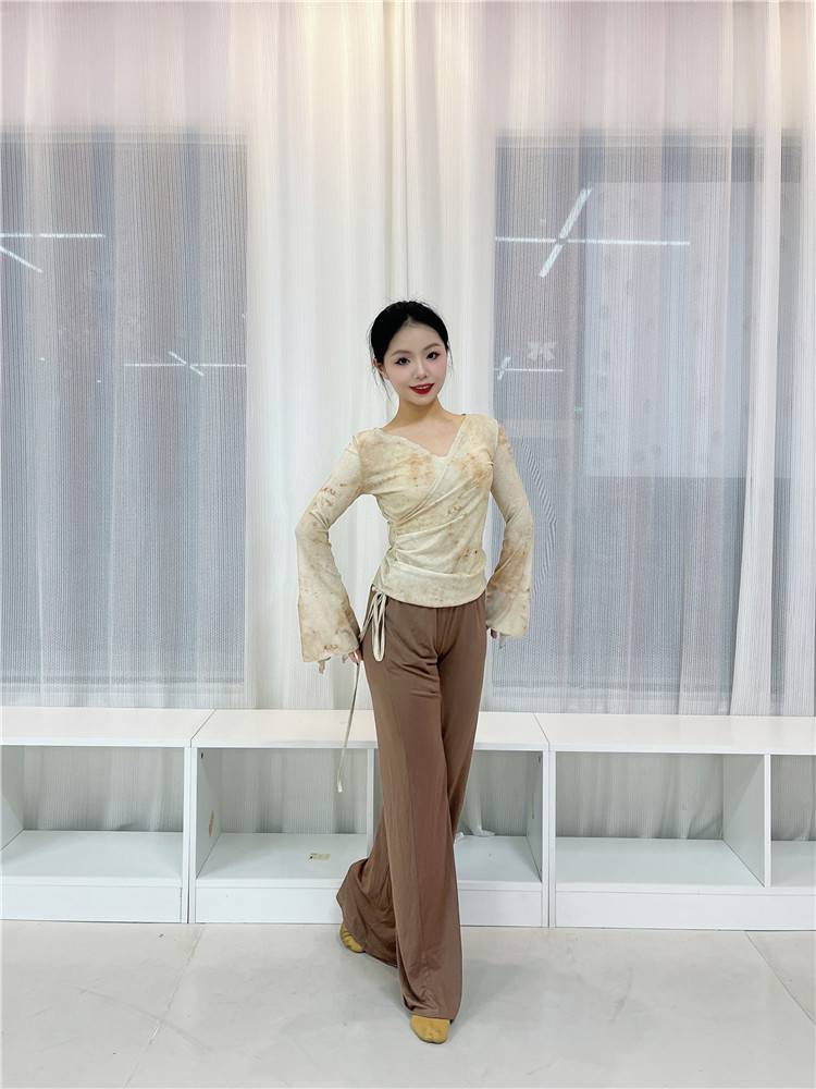 Classical dance service female elegant and ancient style practice new art test shows the national Chinese dance body rhyme dance gauze