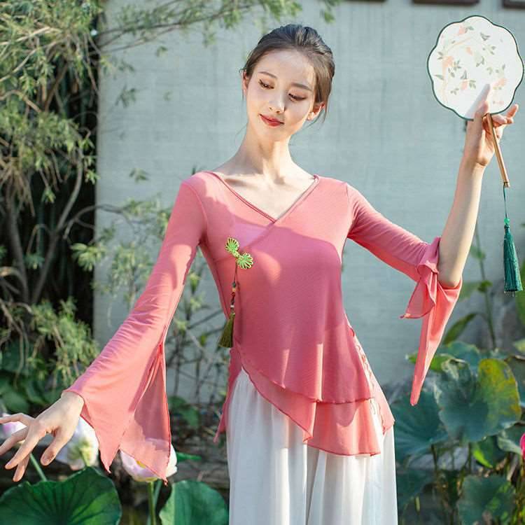 Dance top Female model Mansha classical dance body rhyme, female Xia Yan, national dance, jacket, surgery