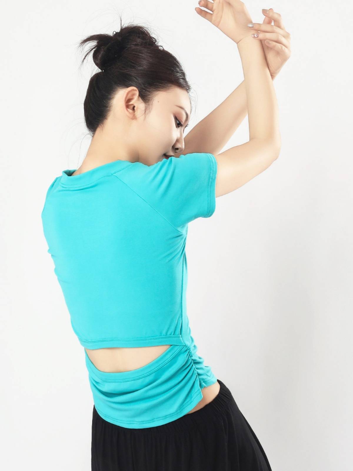 Modern dance service female short -sleeved body training clothes dancing adult Chinese classical national dance training clothing