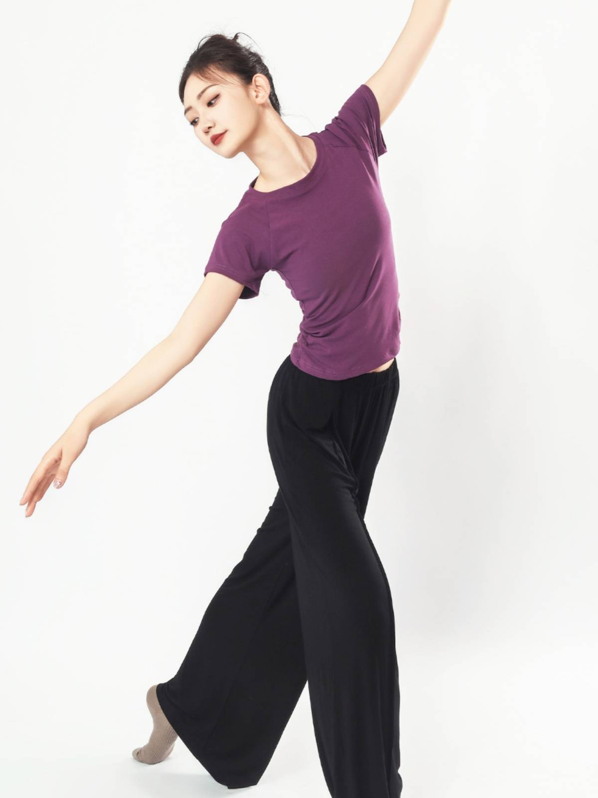 Modern dance service female short -sleeved body training clothes dancing adult Chinese classical national dance training clothing