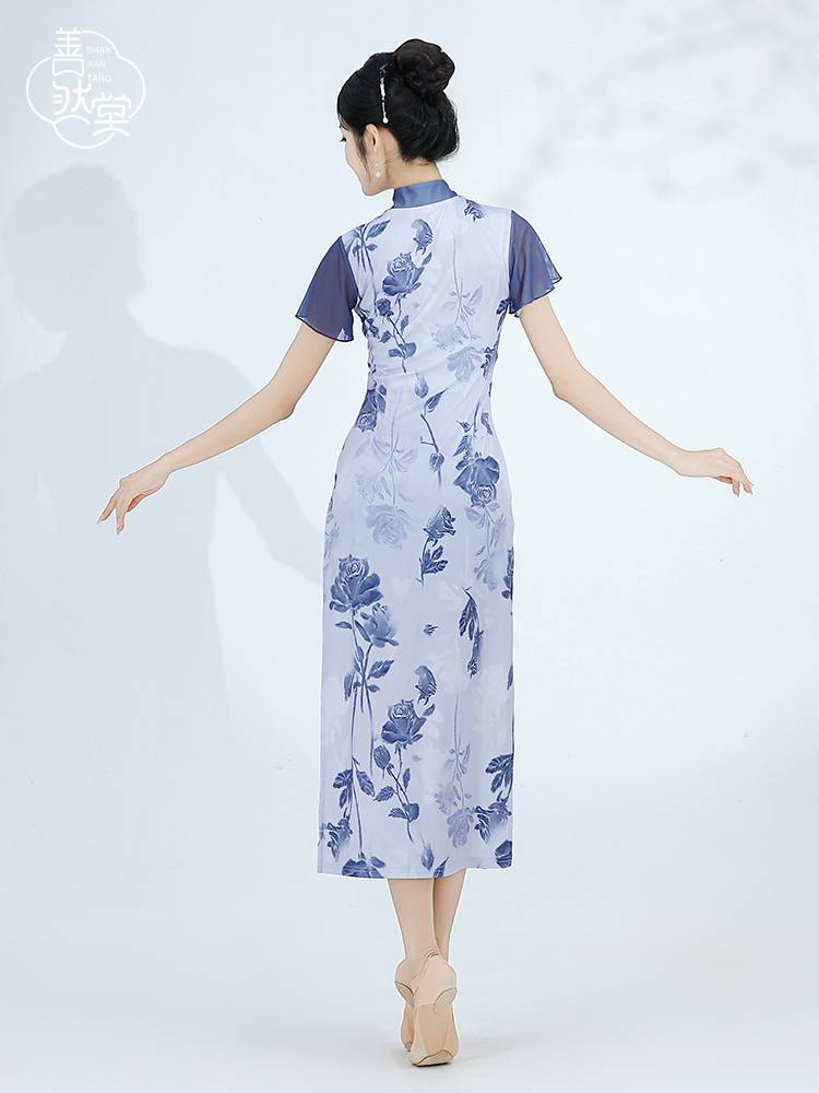 Shan Ran Hall's new classical dance cheongsam dance dance dance special national style is thin Chinese dance exercise show performance service