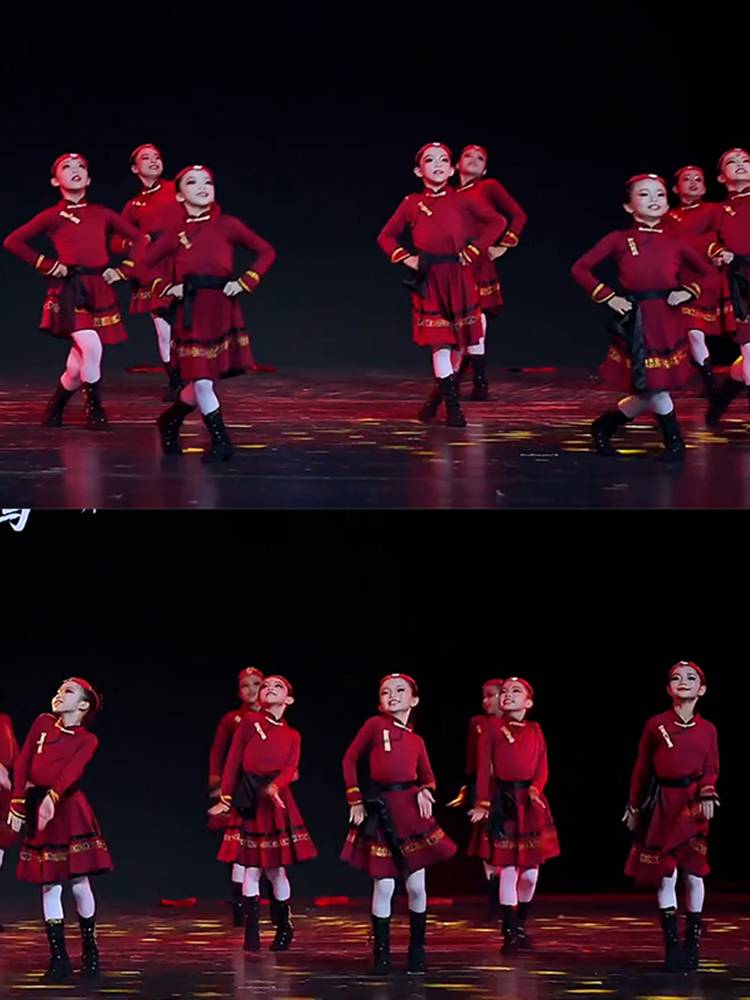 White Horse Dance Clothing Mongolian Chopsticks Dance Performance Service Gives Performance Services Little Ethnic Stage Performance Service Campaign