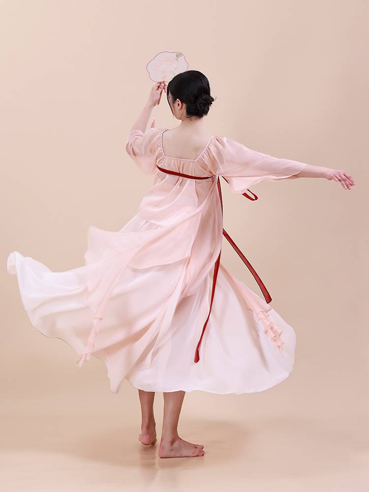 Fuxi classical dance, elegant and ancient style, improve the Hanfu fairy training, perform performances, Chinese dance yarn clothes