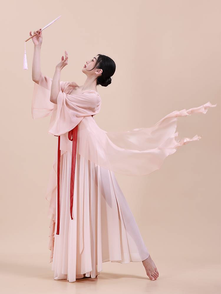 Fuxi classical dance, elegant and ancient style, improve the Hanfu fairy training, perform performances, Chinese dance yarn clothes