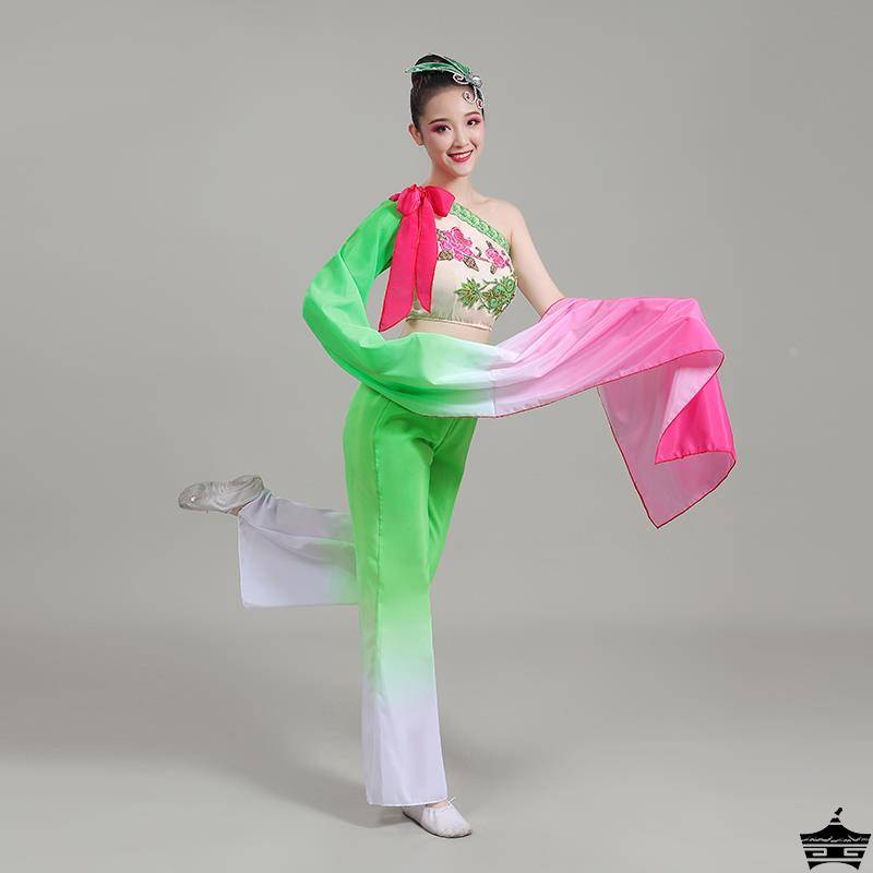 Classical dance water sleeve female umbrella dance national dance performances and Yinchunyu performance clothes elegant shocking dance clothing