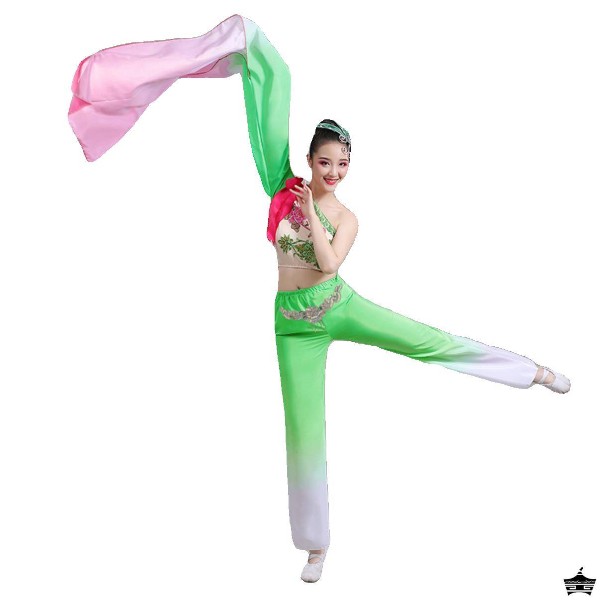 Classical dance water sleeve female umbrella dance national dance performances and Yinchunyu performance clothes elegant shocking dance clothing