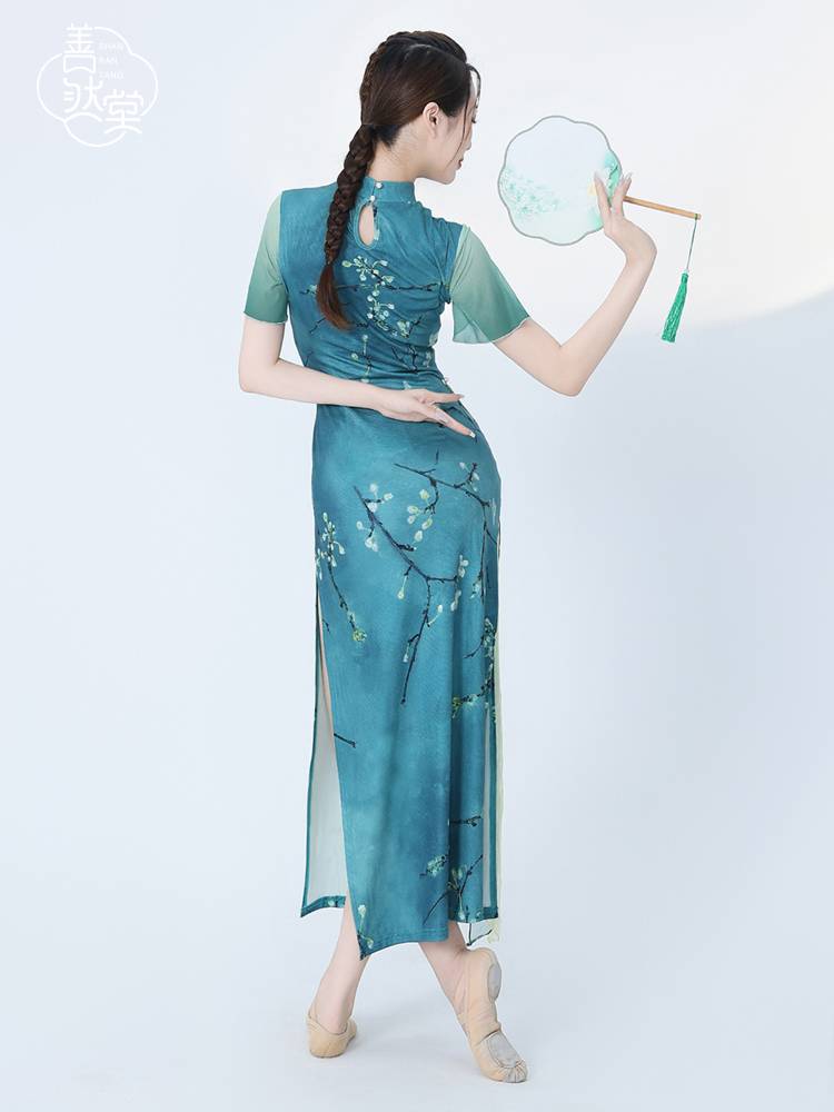 Shan Ran Hall's new classical dance cheongsam dance service performance performance, dancing special split elastic national style