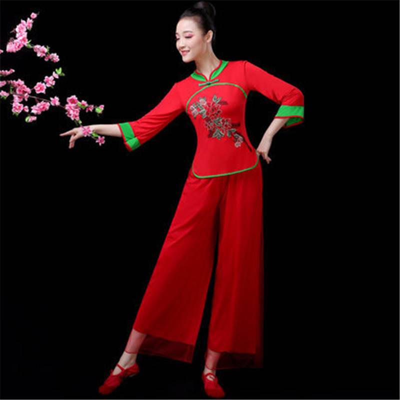 Yang Liping Plaza Dance Yangge Dance performed in 2024 new set fan dance national dance service