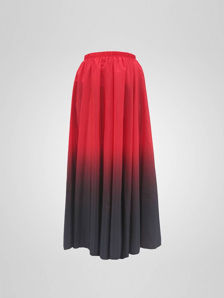 Xinjiang Dance Box Skirt Uymented and Yi Tibetan Dance Minority Practice Skirt Plaza Dance Dance Skirt Performance