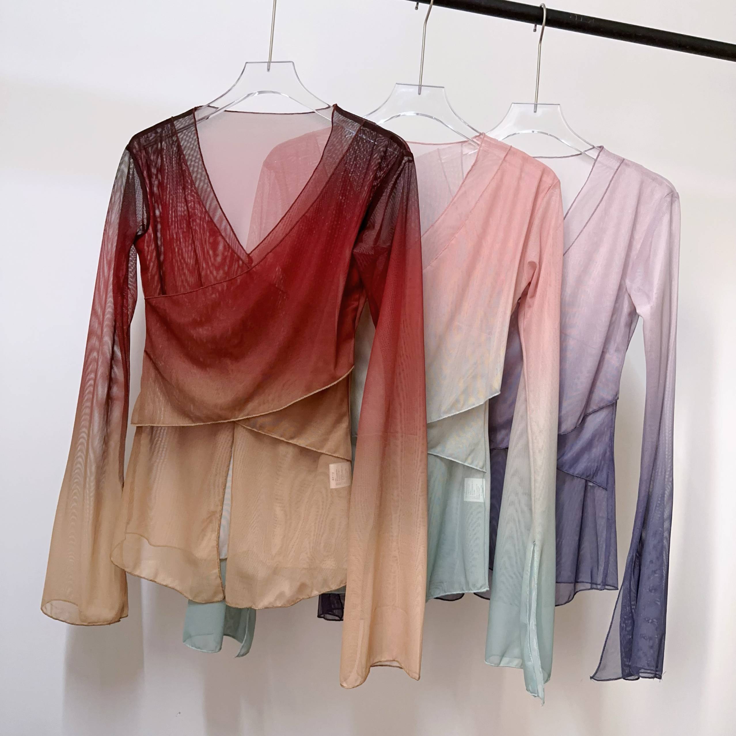Classical Dance Graduation Rhymes Yaosaki Practice Female Chinese Dance National Dance Modern Dance Clothing Top