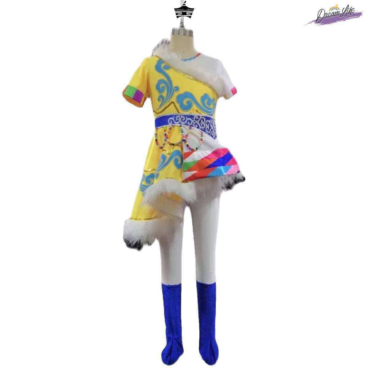 March three herdsmen New Song Children's Wish Children's Dance Examination Tibetan Dance Performance National Style performance clothing