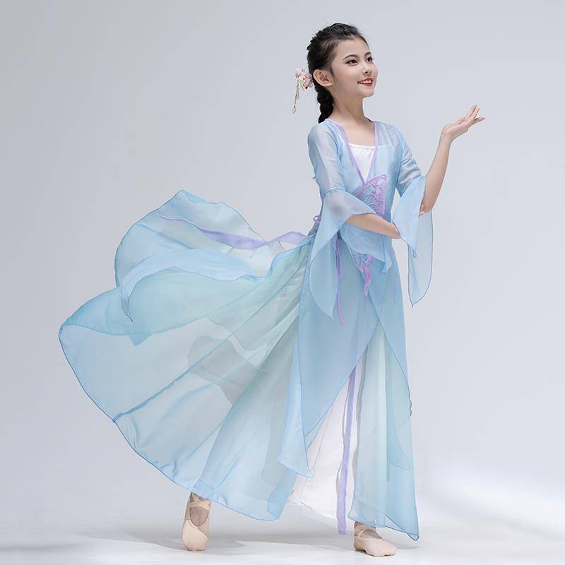 Children's Classical Dance Performance Services Dressing Dressing Series Charm, Ferry Ferry Long Model Chinese Dance National Dance Ancient Performance Service