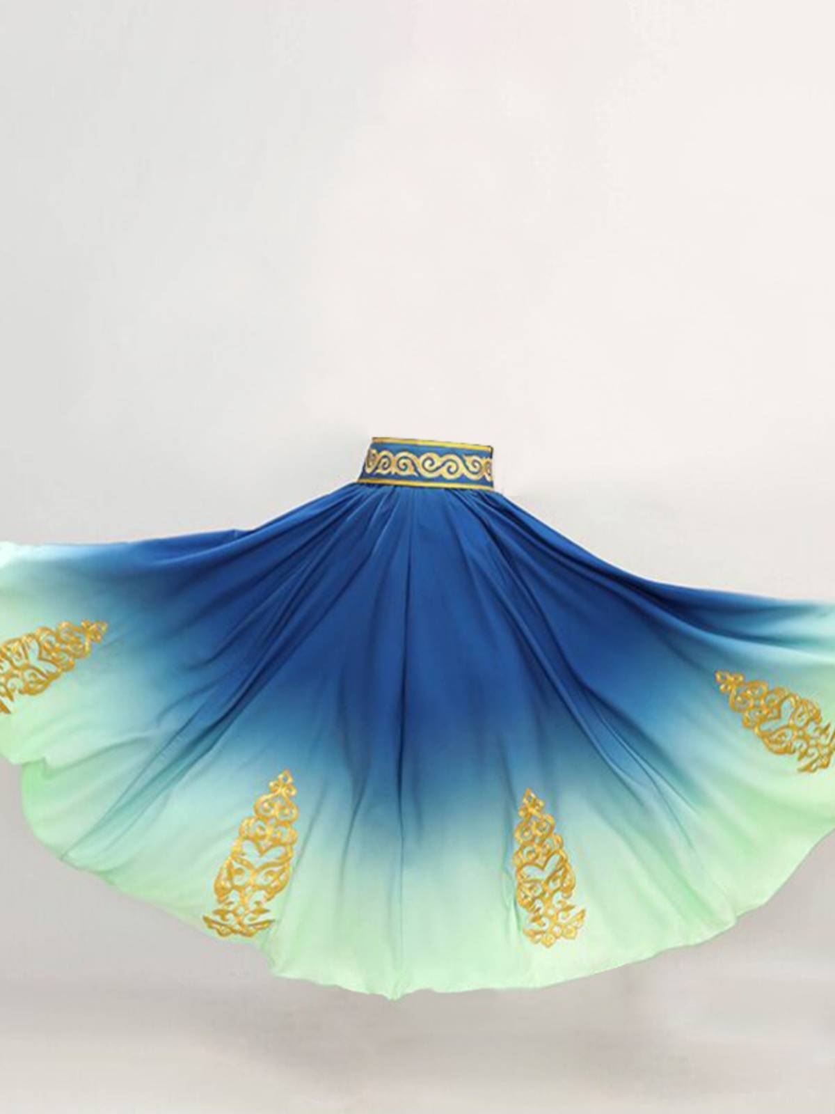 Xinjiang dance service big skirt, Wei ethnic dance performance service, skirt, our national style performance suit, practice skirt