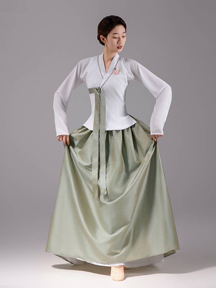 Yanbian Korean Dance Dance Performance Female Ethnic Stage Performance Clothing Student Practice Practice Skirt