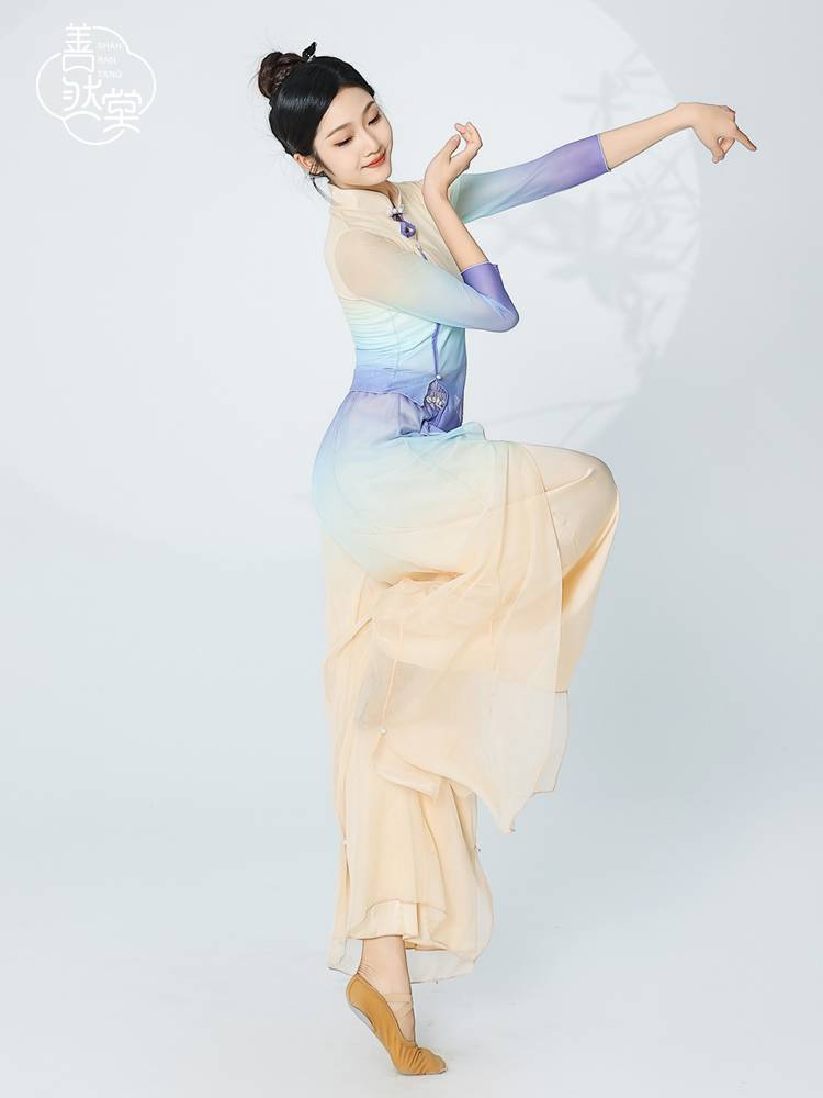 Shan Rantang classical dance dance service female elegant body rhyme yunyi performance service Chinese dance gradient color practice service summer