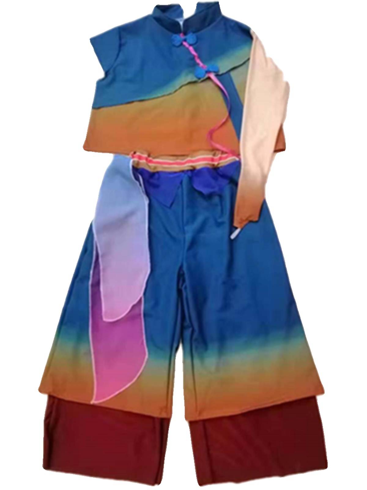 Our field performance clothing Xiaohe style fisherman sea female peasant dance field Douju national performance clothing