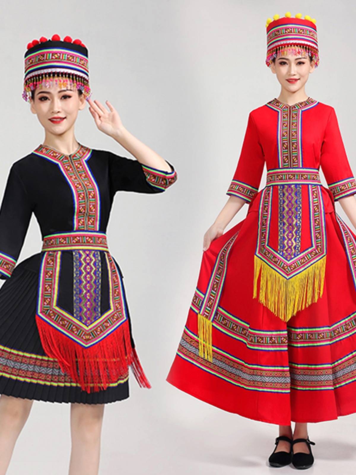 New Miao Performance Services Services and Women's Ethnic Minorities March San, Guangxi Zhuang, Guizhou Yao Performance Dance Clothing