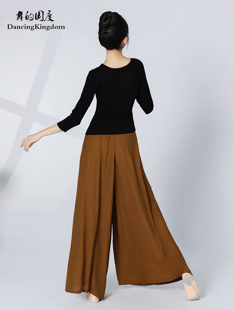 Dance of the country's modern top dance service women's body rhyme exercise suit adults are thin body clothes classical dance watch acting