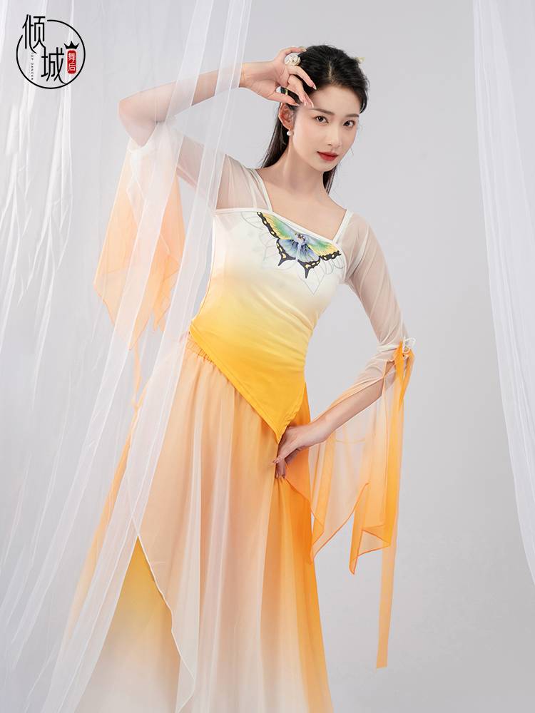 Qingcheng Dance Classical Dance Classical Dance Classical Dance Female Butterfly Ribbon Gradm -changing