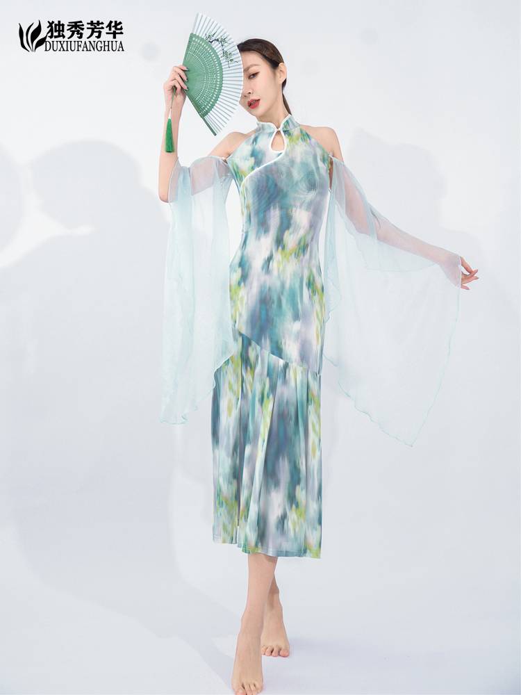 2024 new classical dance dance clothing improves body rhyme rhyme, elegant immortal national dance elastic dancing