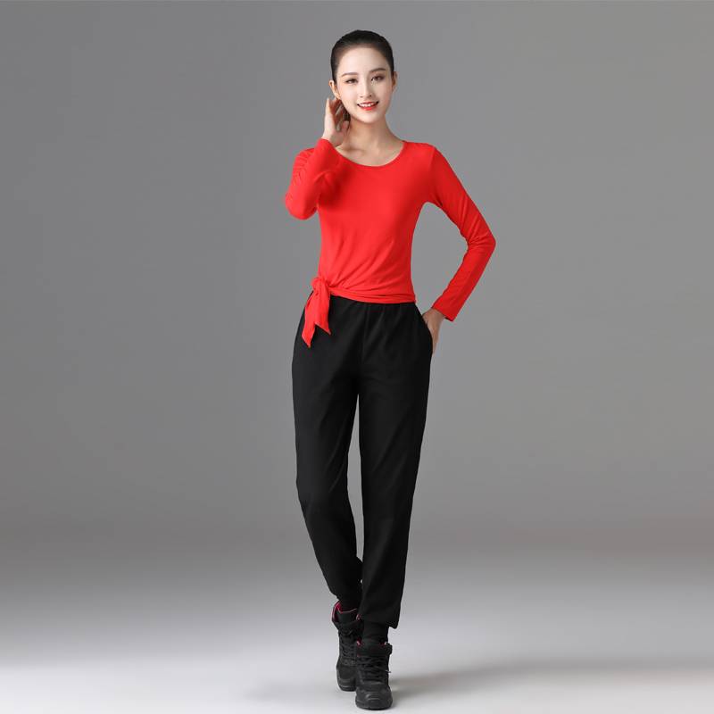 Body Dance Pants Children Modal Top Lantern Pants Plaza Dance Set Yoga National Modern Dance Practice Services