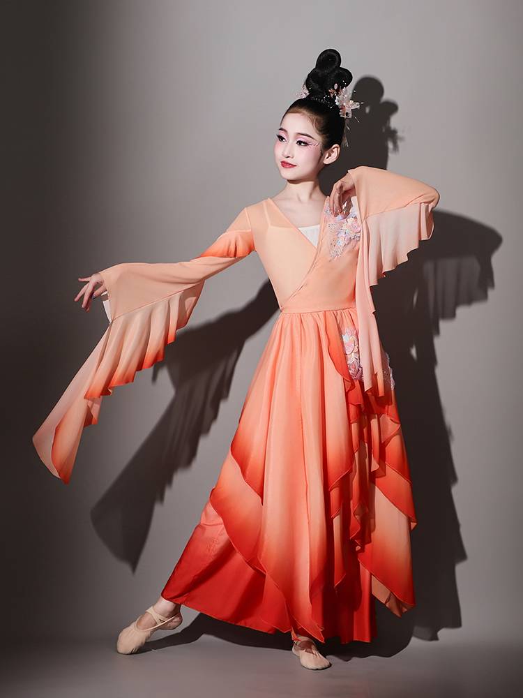 Children's Classical Dance Performance Services Fan Girl Fan Dance Chinese Style National Dance Mountain Ghost Dance Practice Service