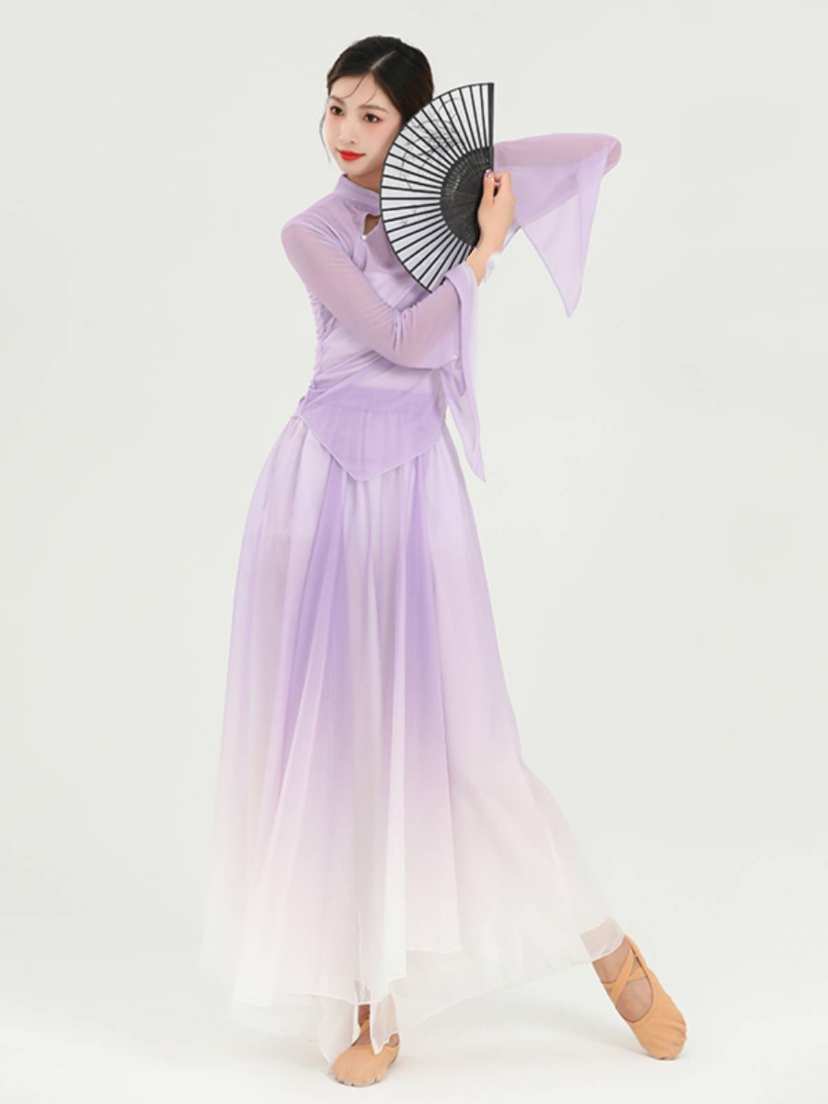 Classical dance new dance clothing female elegant body rhyme yun clothing practice clothes fairy Chinese dance national dance performances showing clothing