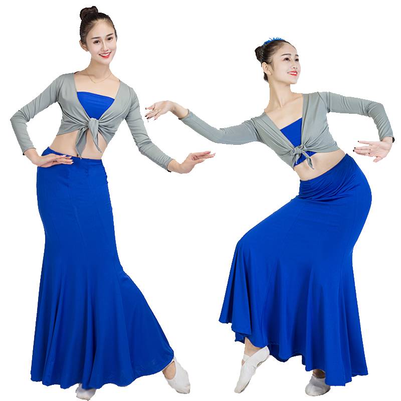 The new Dai people practice dance performance, peacock dance performance, Yuwei skirt, Yunnan Dai people practice dance skirt