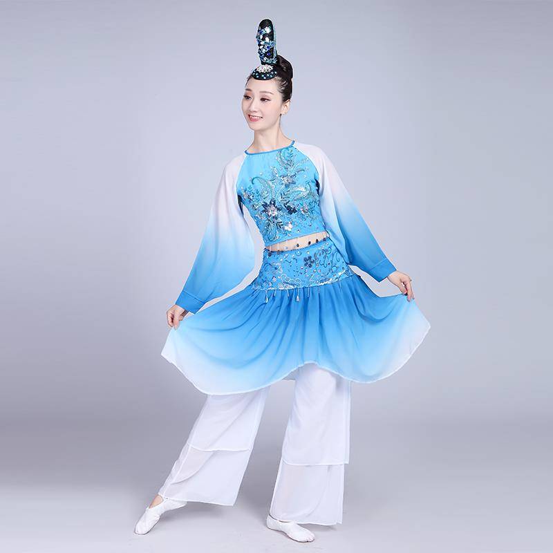 New stage performance dance clothing Tao Li Cup customization of Luo Yicai classical dance clothing performance clothing national dance