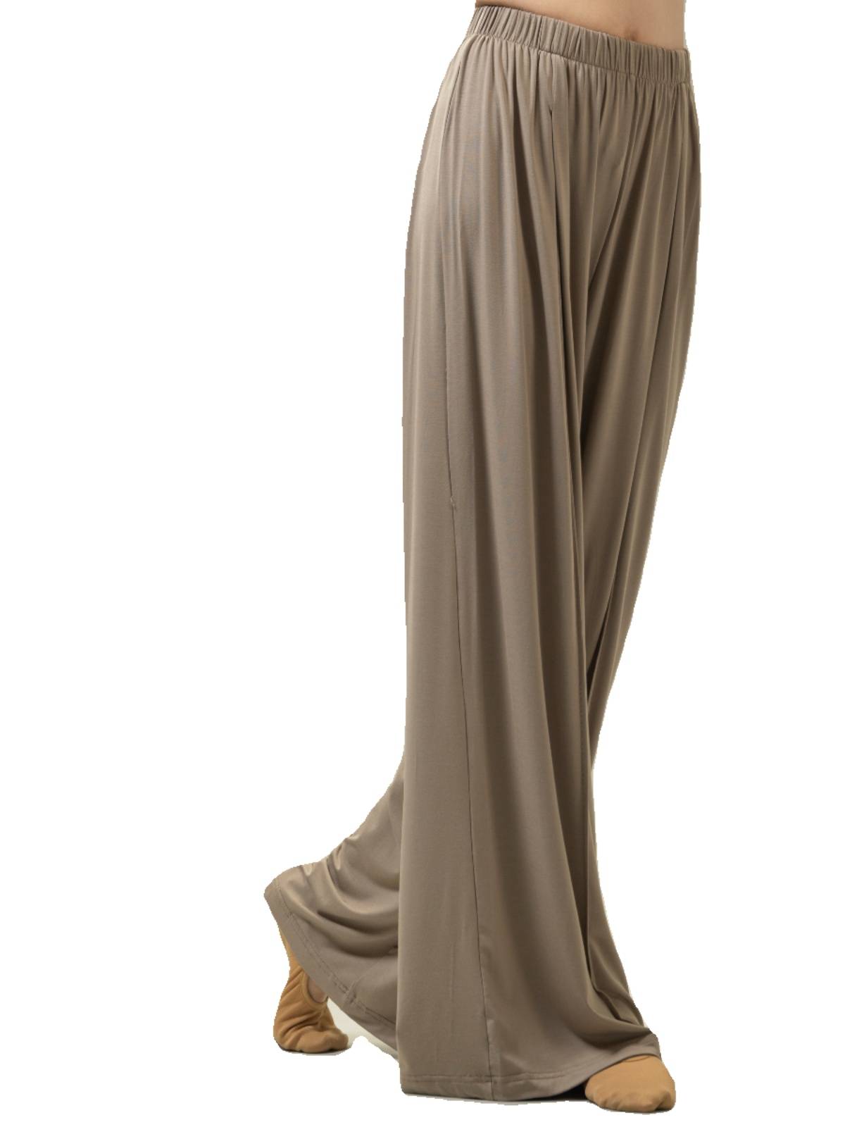 Classical dance elegant and loose straight -legged wide -leg pants Modern dance exercise Chinese dance national dance service female yoga