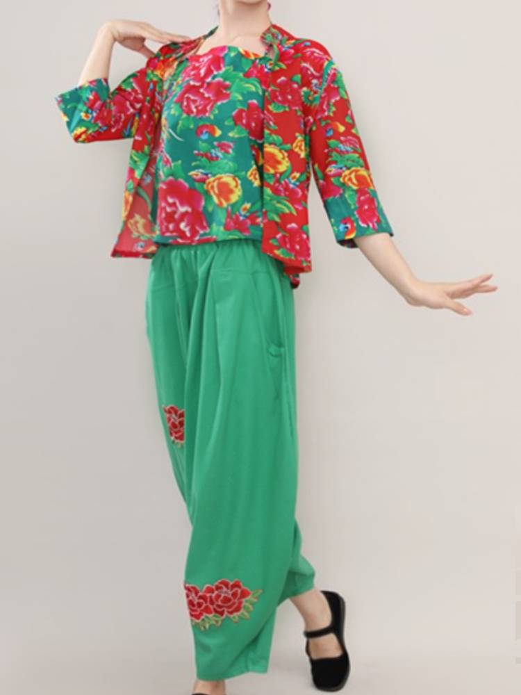 Drum Performance Service Female New Dance Service Northeast Dahua Bu National Wind Yangge Dance Square Dance Series Dance