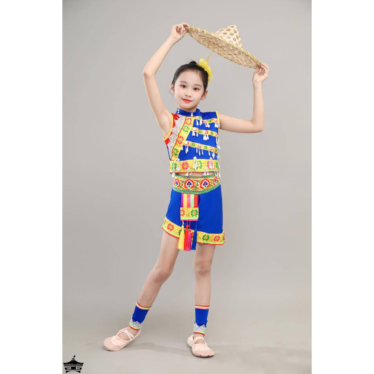Children's Dai Dance Performance Services Yi Dai Yao minority clothing Dai dance dance clothing March clothing