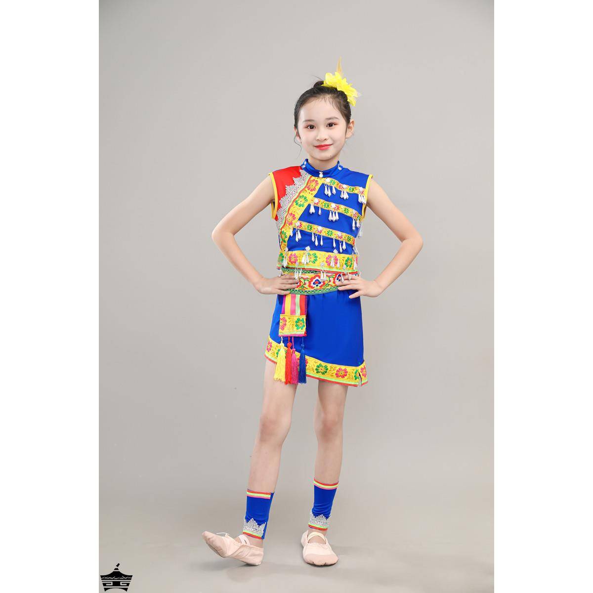 Children's Dai Dance Performance Services Yi Dai Yao minority clothing Dai dance dance clothing March clothing