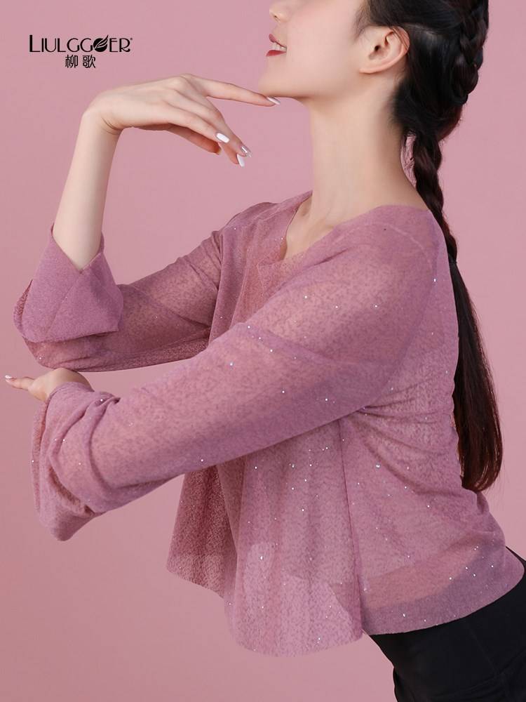 Liu Ge Classical gauze top Modern classical national rhyme performance collection training skills female elegant dance clothing