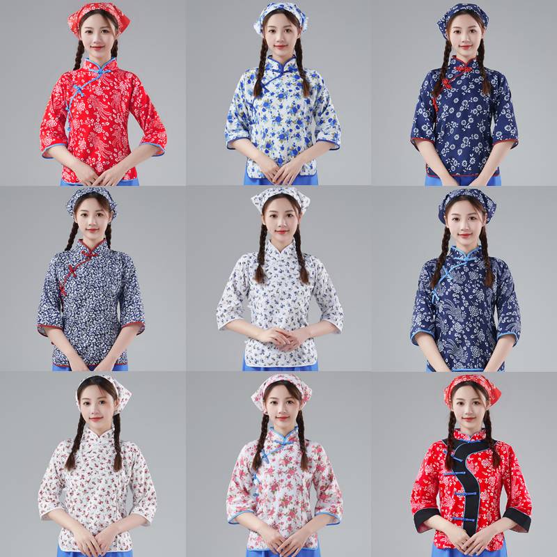 A Qing's sister-in-law is a teacuper, and she's wearing a national dance dress in the country