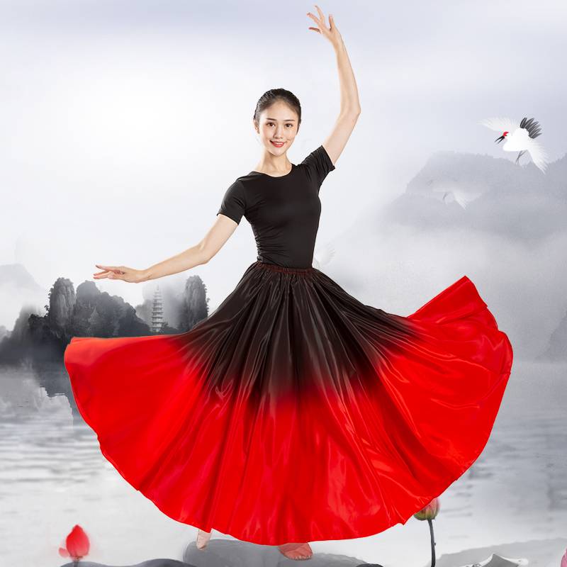 Xinjiang Dance Performance Servant Skirt Women's Big Skirt Little Ethnic Uyghur Plaza Dance Series Yi Victoria Skirt