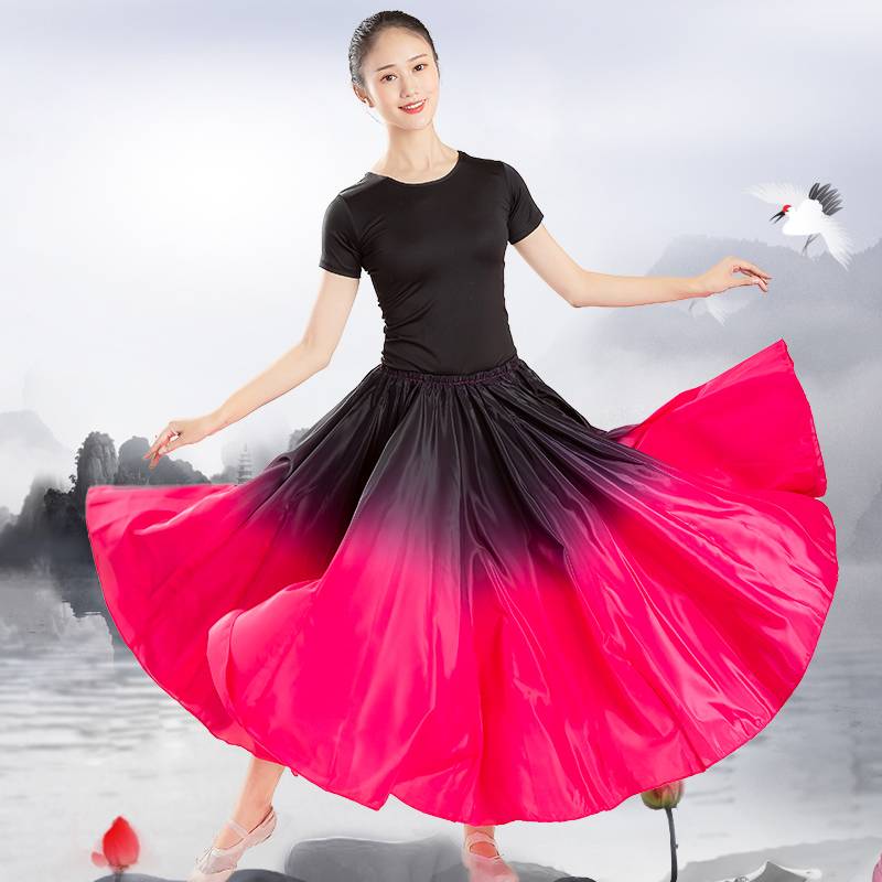Xinjiang Dance Performance Servant Skirt Women's Big Skirt Little Ethnic Uyghur Plaza Dance Series Yi Victoria Skirt