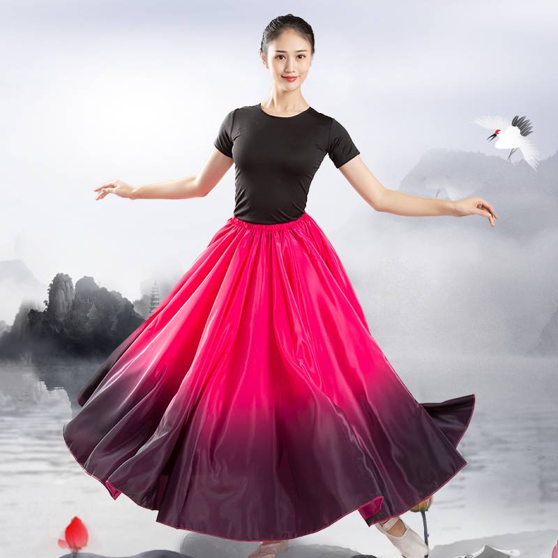 Xinjiang Dance Performance Servant Skirt Women's Big Skirt Little Ethnic Uyghur Plaza Dance Series Yi Victoria Skirt