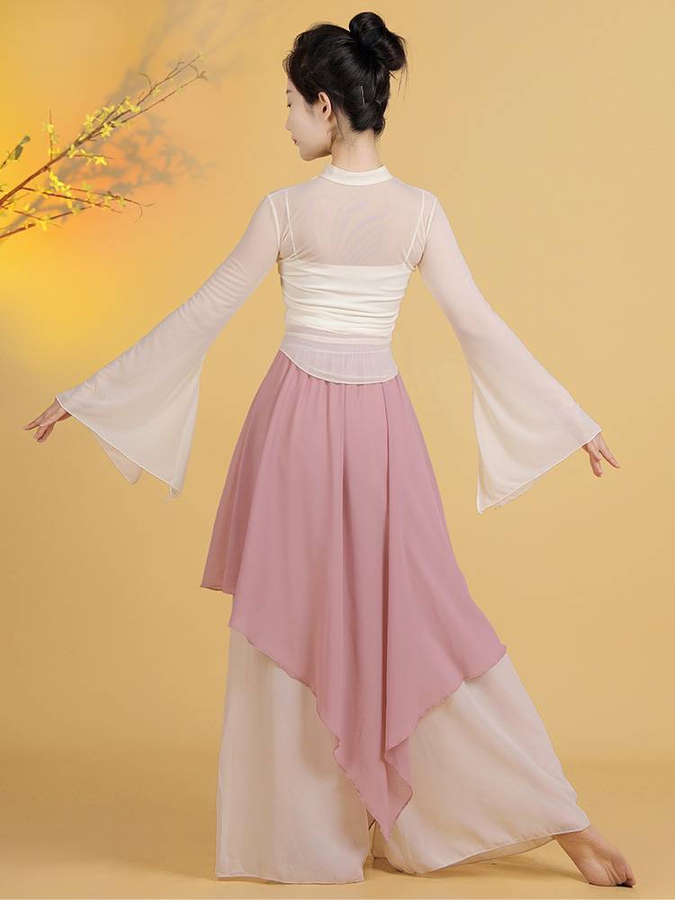 Classical dance clothing women's rhyme yae fairy, elegant Chinese dance wide -legged pants ancient style national performance performance clothing