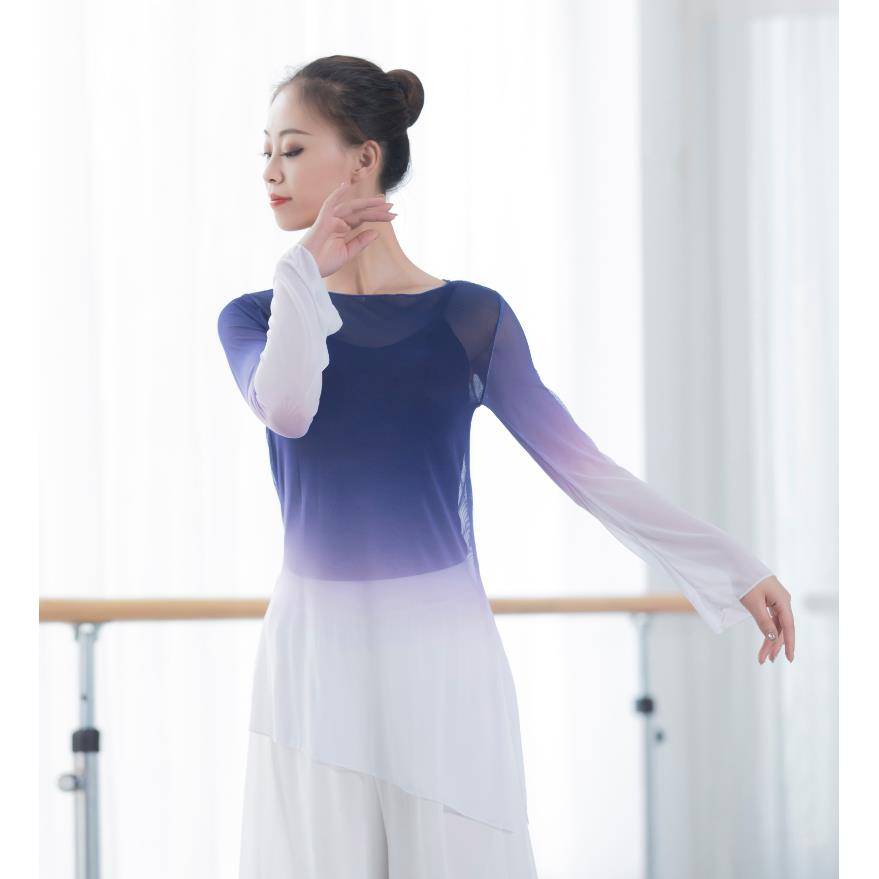 Classical dance practice service horn sleeve gradient test performance service women's national dance body dance dance dance gauze girl