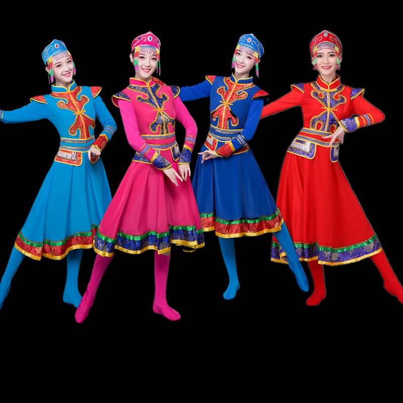 New Mongolian Dance Clothing Mongolian Clothing Plaza Dancer Mongolian Performance Performance Performance New Women