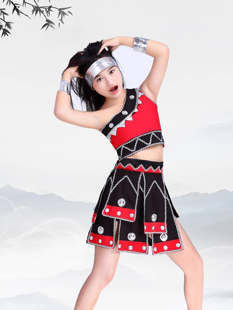 Yunnan Lao women's clothing dance dance service Aya Ava National Stage Server