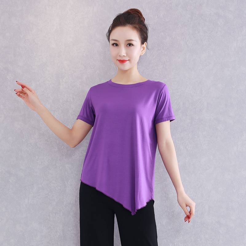 Summer dance clothing set Modal practicing female dance clothing modern ethnic square dance service dance dance dance clothes
